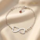 Pulsera personalizada infinito y nombres plata - thumbnail 3
