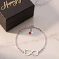 Pulsera personalizada infinito y nombres plata - thumbnail 6
