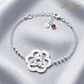 Pulsera personalizada corazones enlazados plata - Thumbnail 5