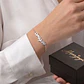Pulsera personalizada de amiga plata - vignette 4