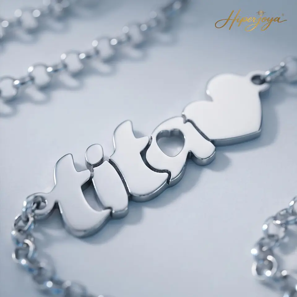 Pulsera personalizada de tita plata 3