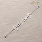 Pulsera personalizada abuela y nombres de nietos plata - Thumbnail 6