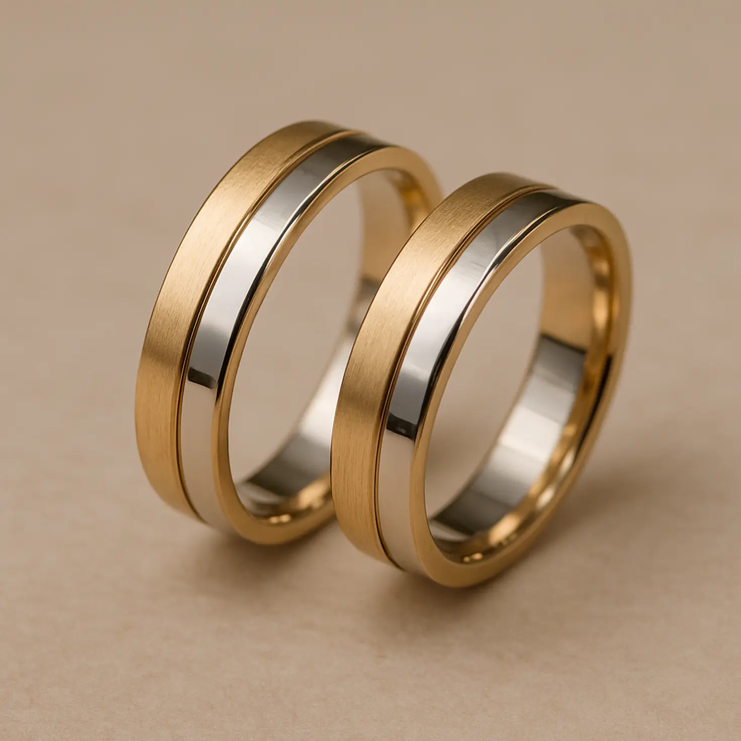Alianzas Bicolor 18k