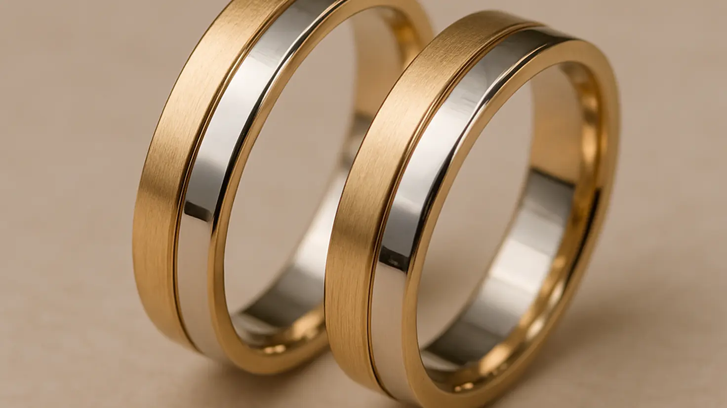 Alianzas Bicolor 18k