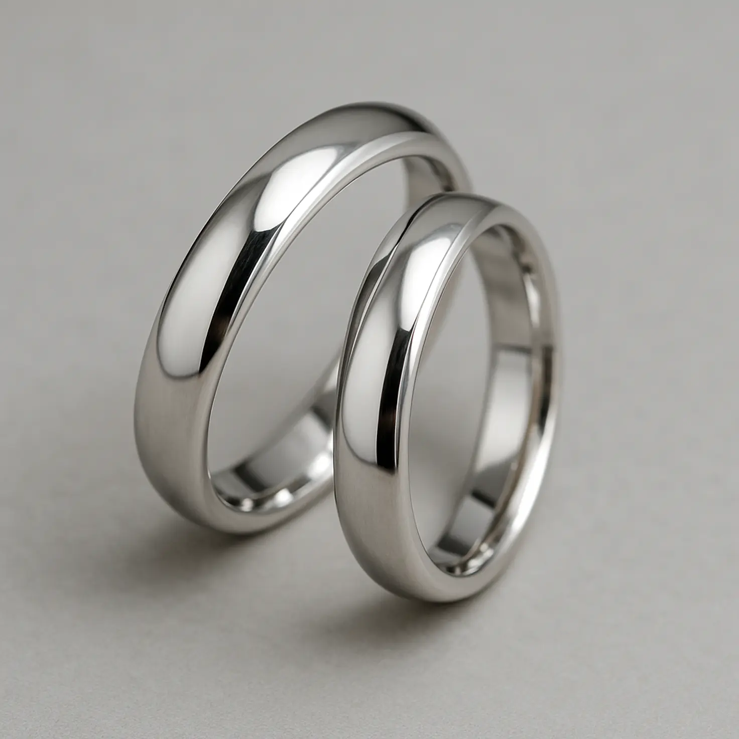 Alianzas de Oro Blanco 18k