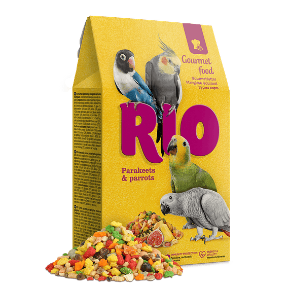 RIO GOURMET FOOD LOROS DE TODOS TAMAÑOS 250gr