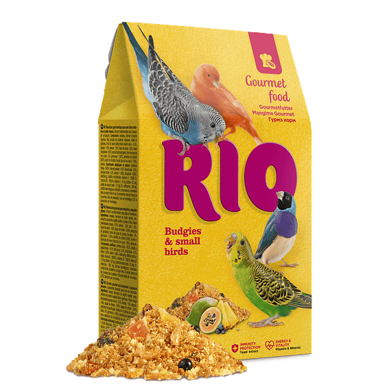 RIO GOURMET FOOD PERIQUITOS Y AVES CHICAS 250gr