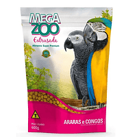 MEGAZOO PELLET PARA GUACAMAYOS Y YACOS 600gr