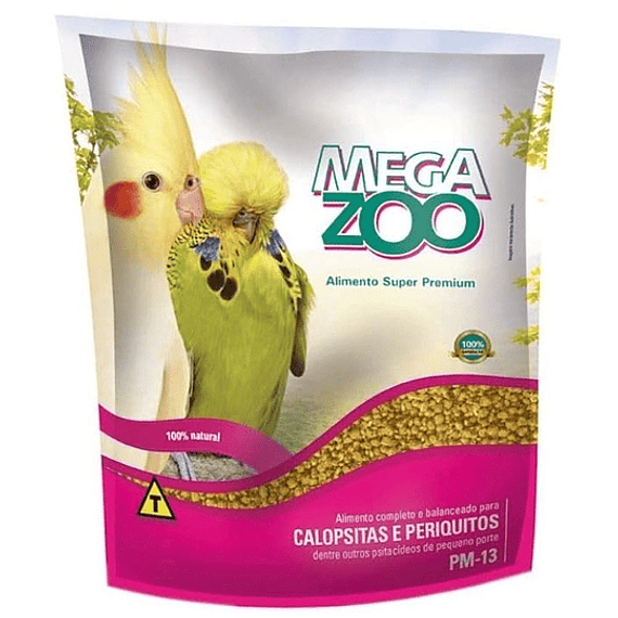 MEGAZOO NINFAS Y PERIQUITOS 900gr