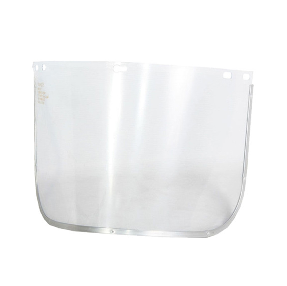 Pack 3x Facial policarbonato 1 mm borde aluminio Steel Pro