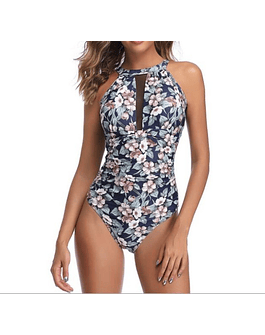 Traje de baño Breeze flores azul