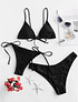 Bikini tres piezas Negro