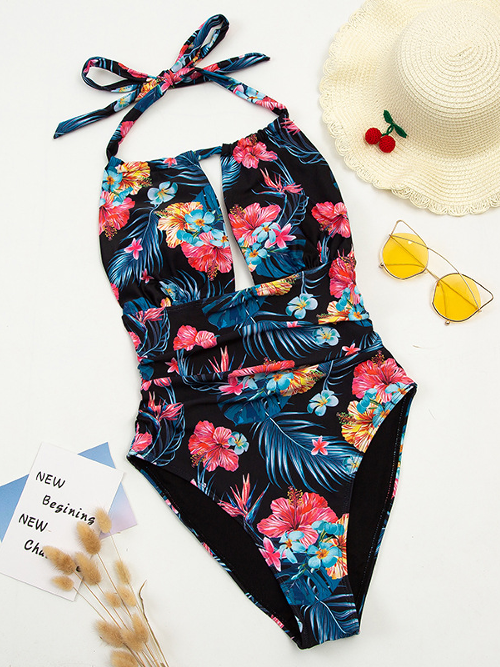 Traje de baño Luna Rosa floral 3