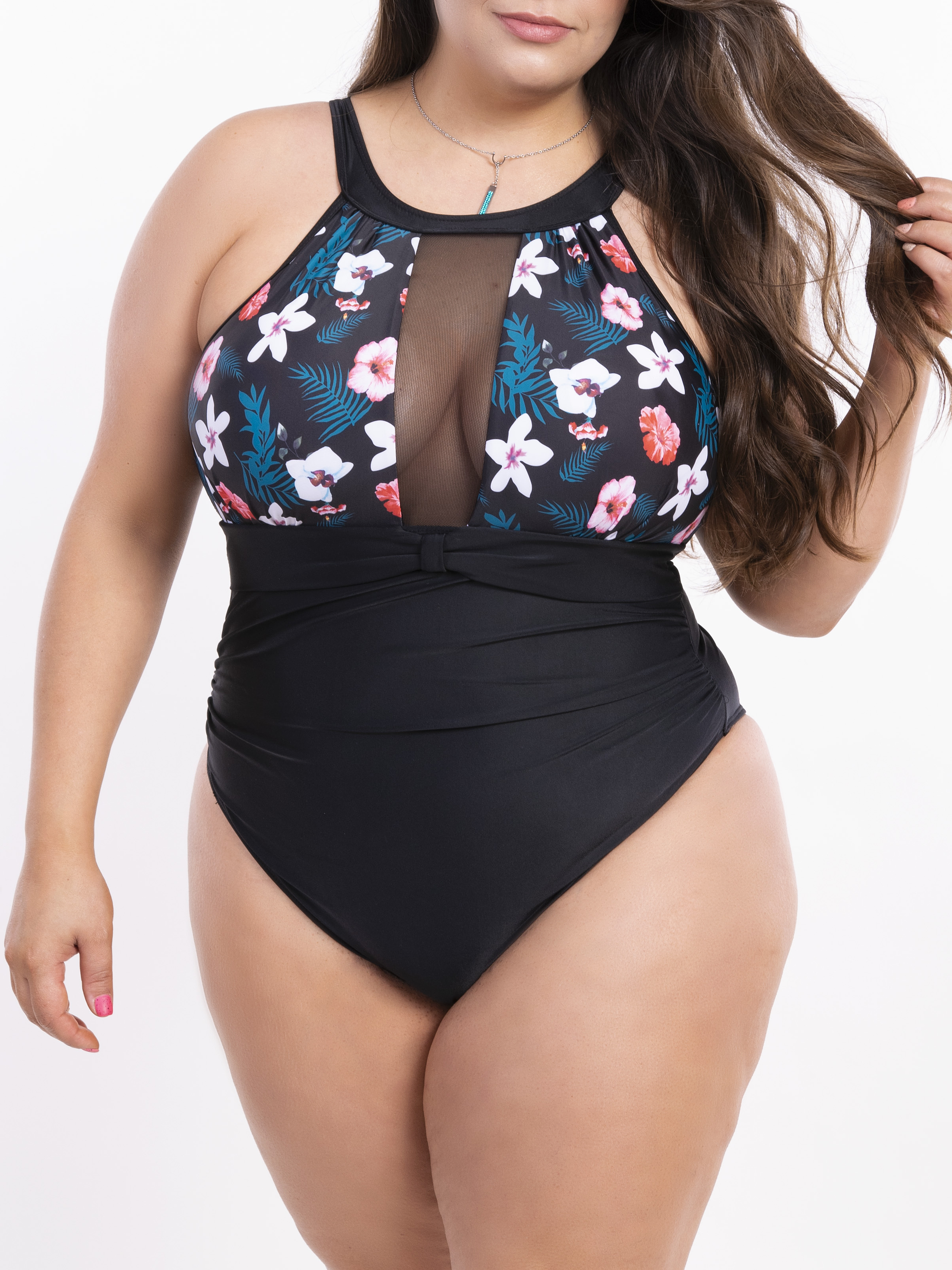 Traje de baño Breeze Black Floral 3