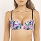 Top sostén bikini estampado - Miniatura 2