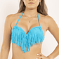 Top Bikini flecos colores - Miniatura 2