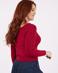 Sweater básico botones colores