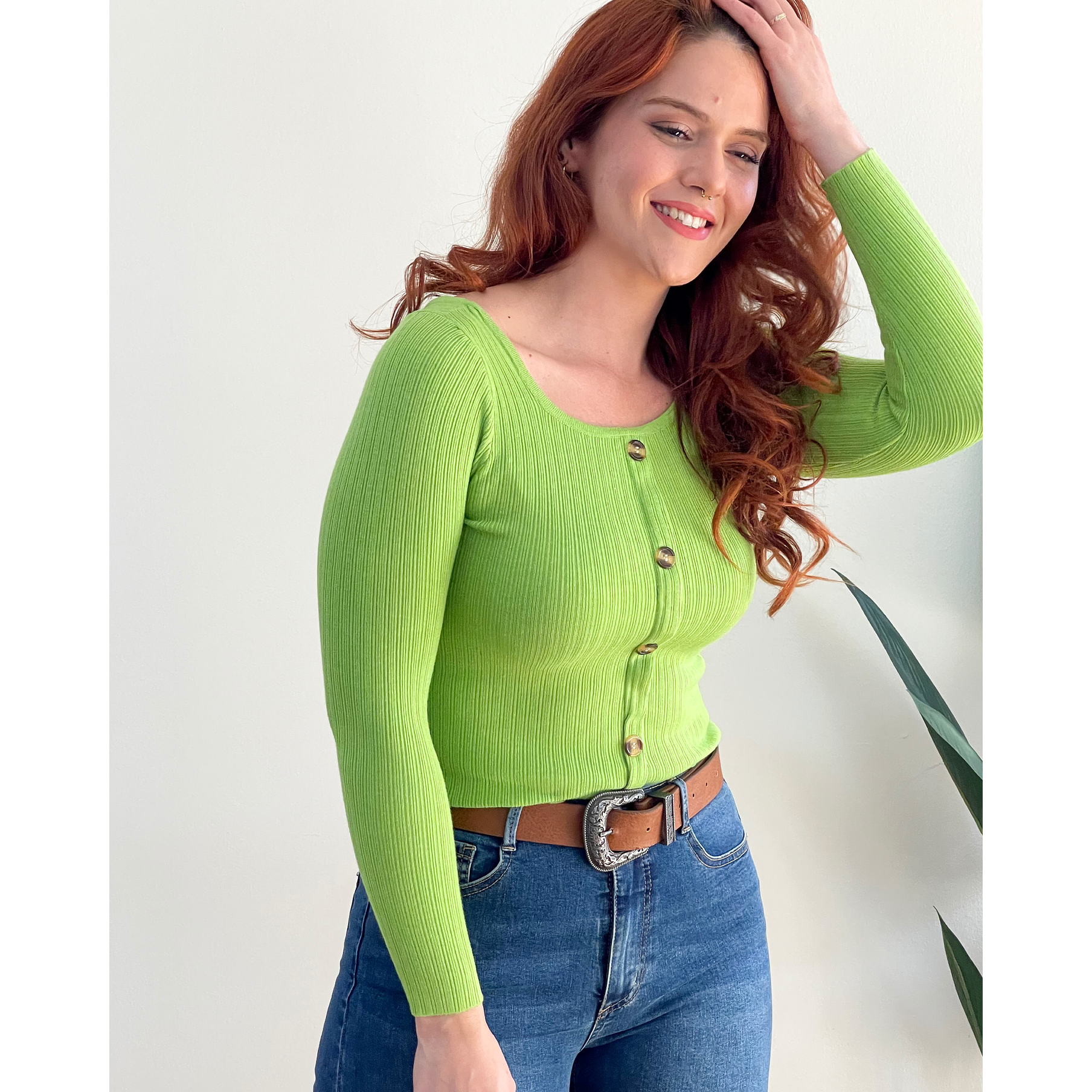 Sweater básico botones colores 2