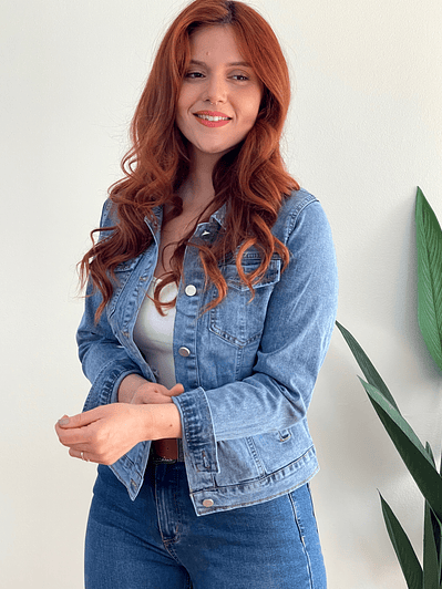 Chaqueta Jeans elasticada Destroyer 