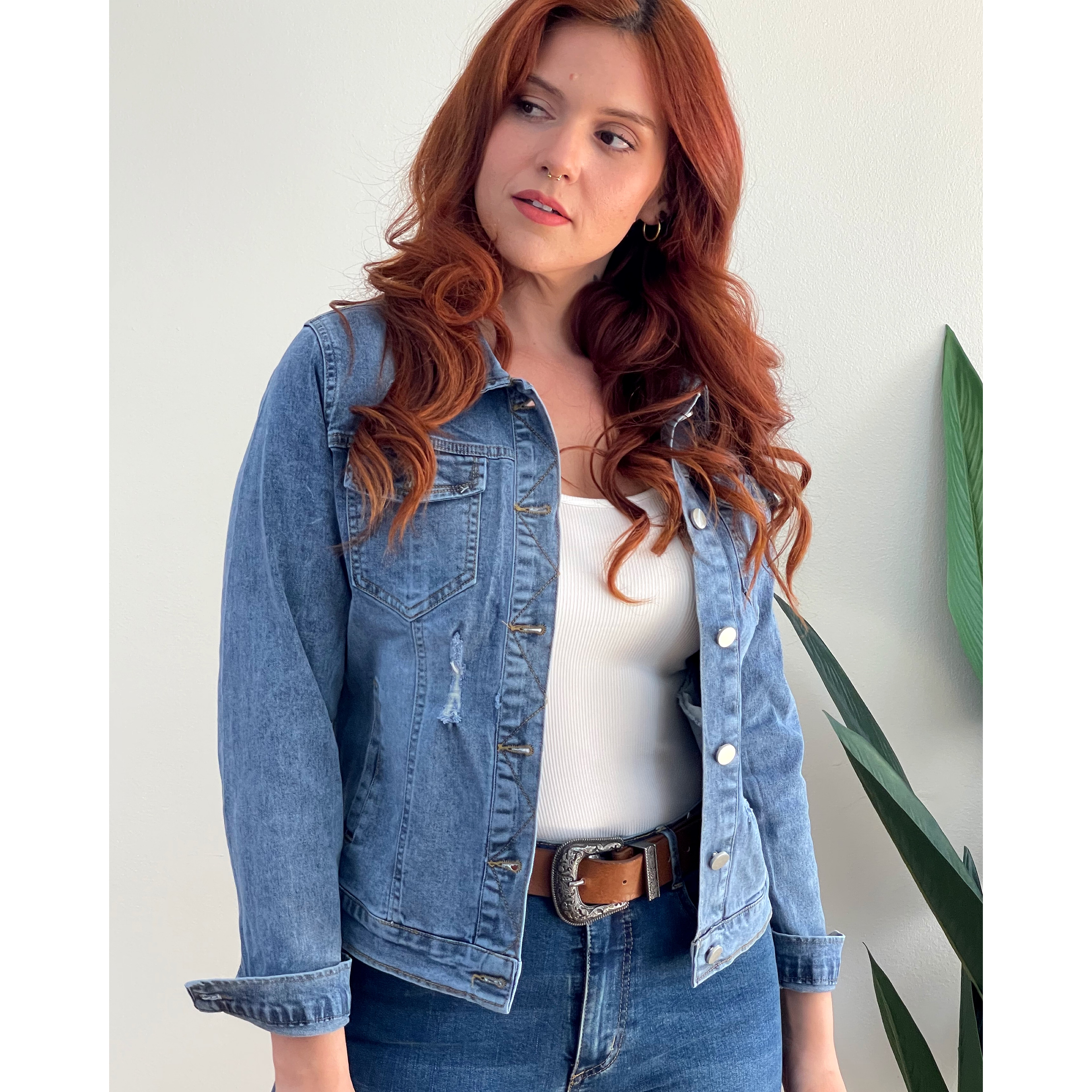 Chaqueta Jeans elasticada Destroyer  2