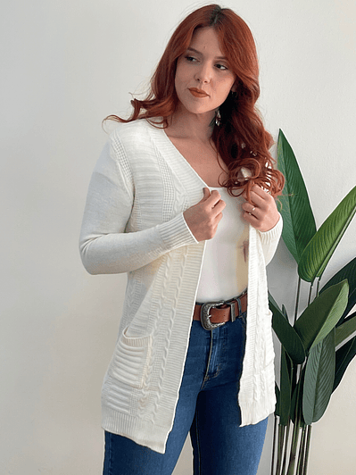 Tapado Cárdigan Lina colores spandex