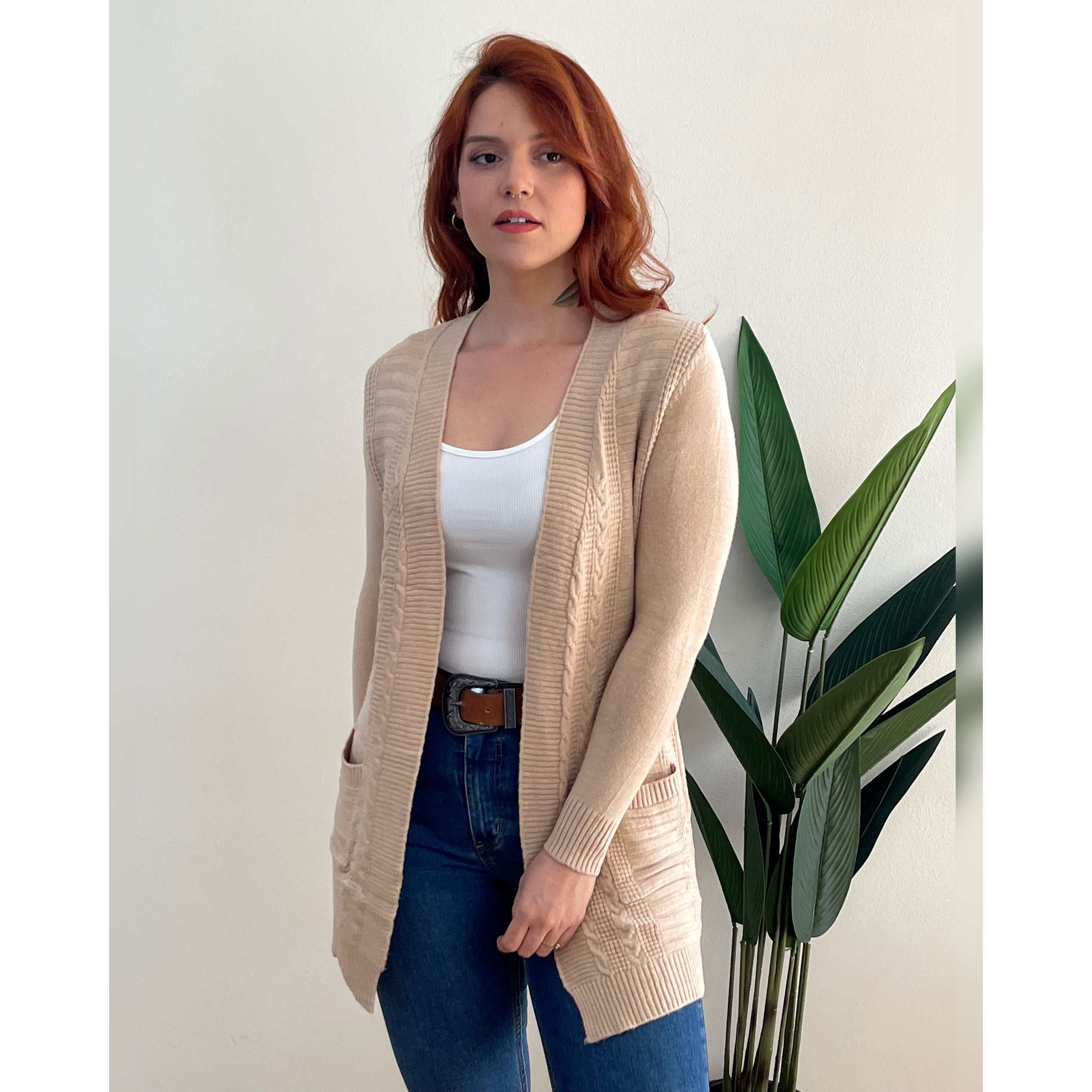 Tapado Cárdigan Lina colores spandex 2