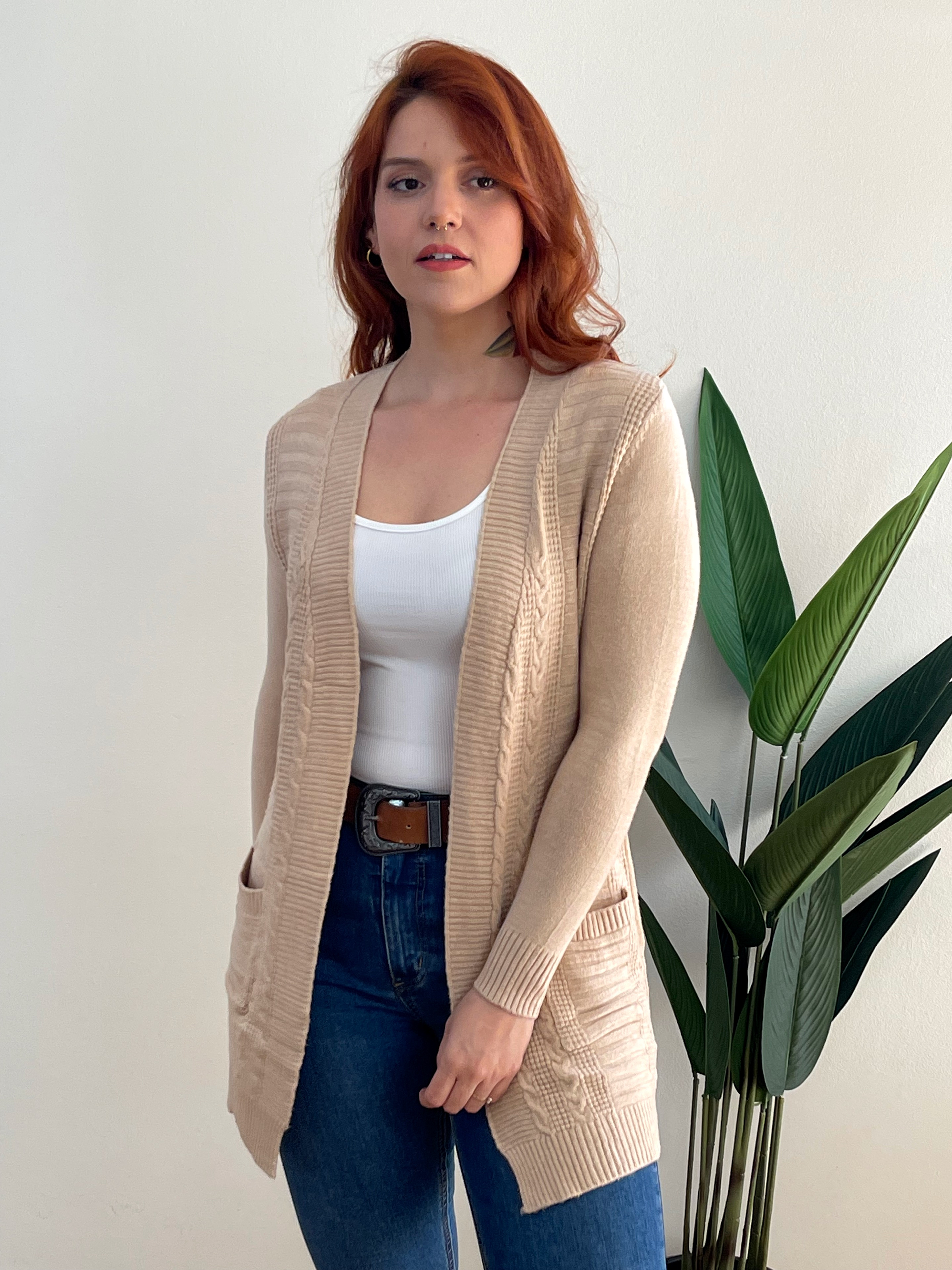 Tapado Cárdigan Lina colores spandex 2