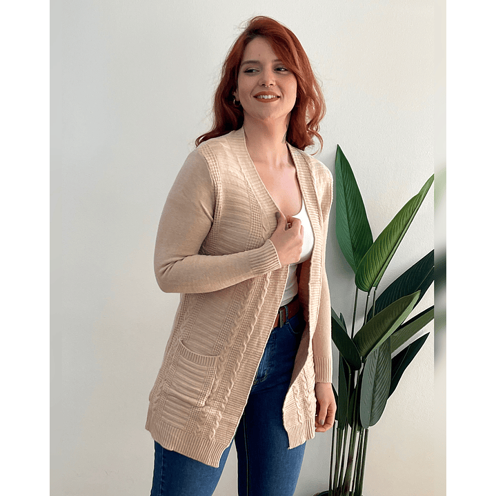 Tapado Cárdigan Lina colores spandex 3