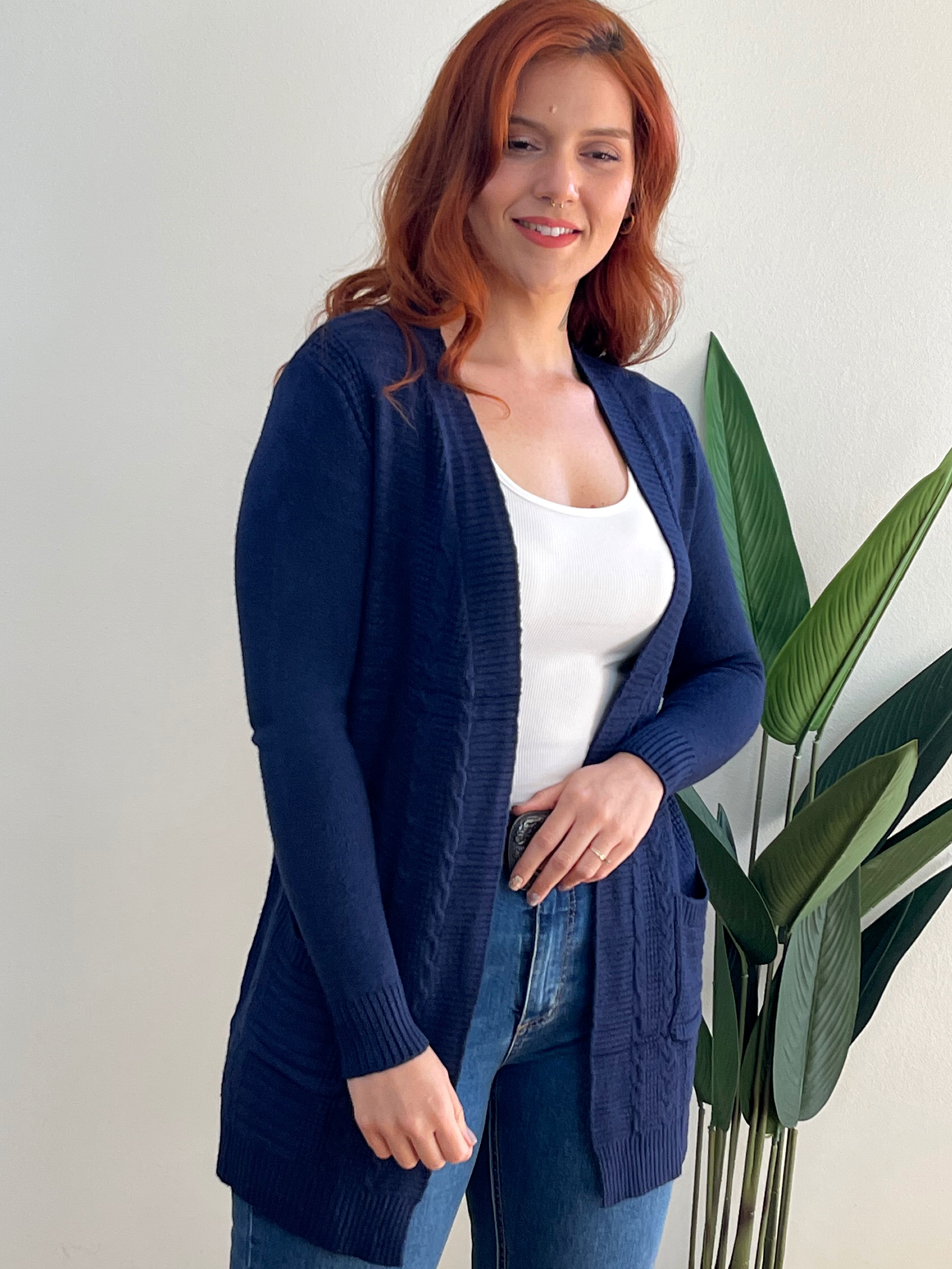 Tapado Cárdigan Lina colores spandex 8