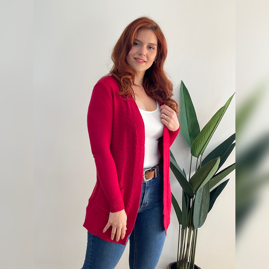 Tapado Cárdigan Lina colores spandex 11