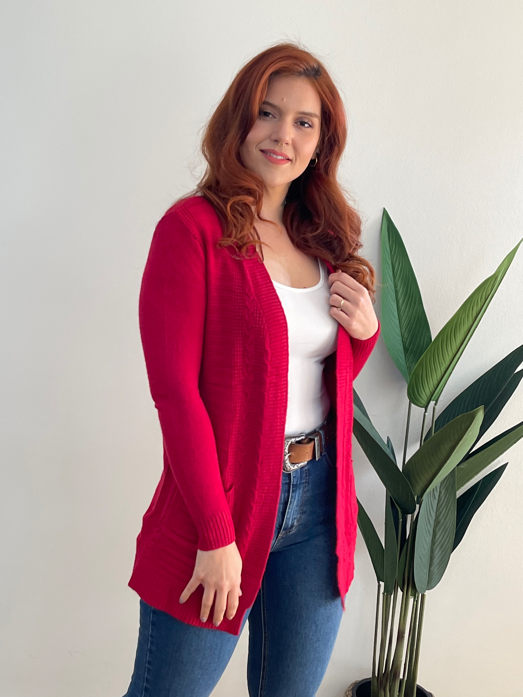 Tapado Cárdigan Lina colores spandex 11