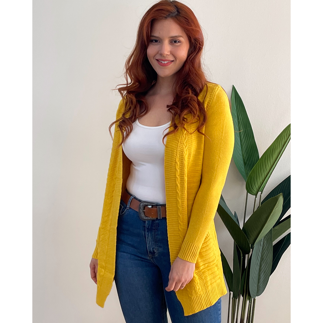 Tapado Cárdigan Lina colores spandex 14