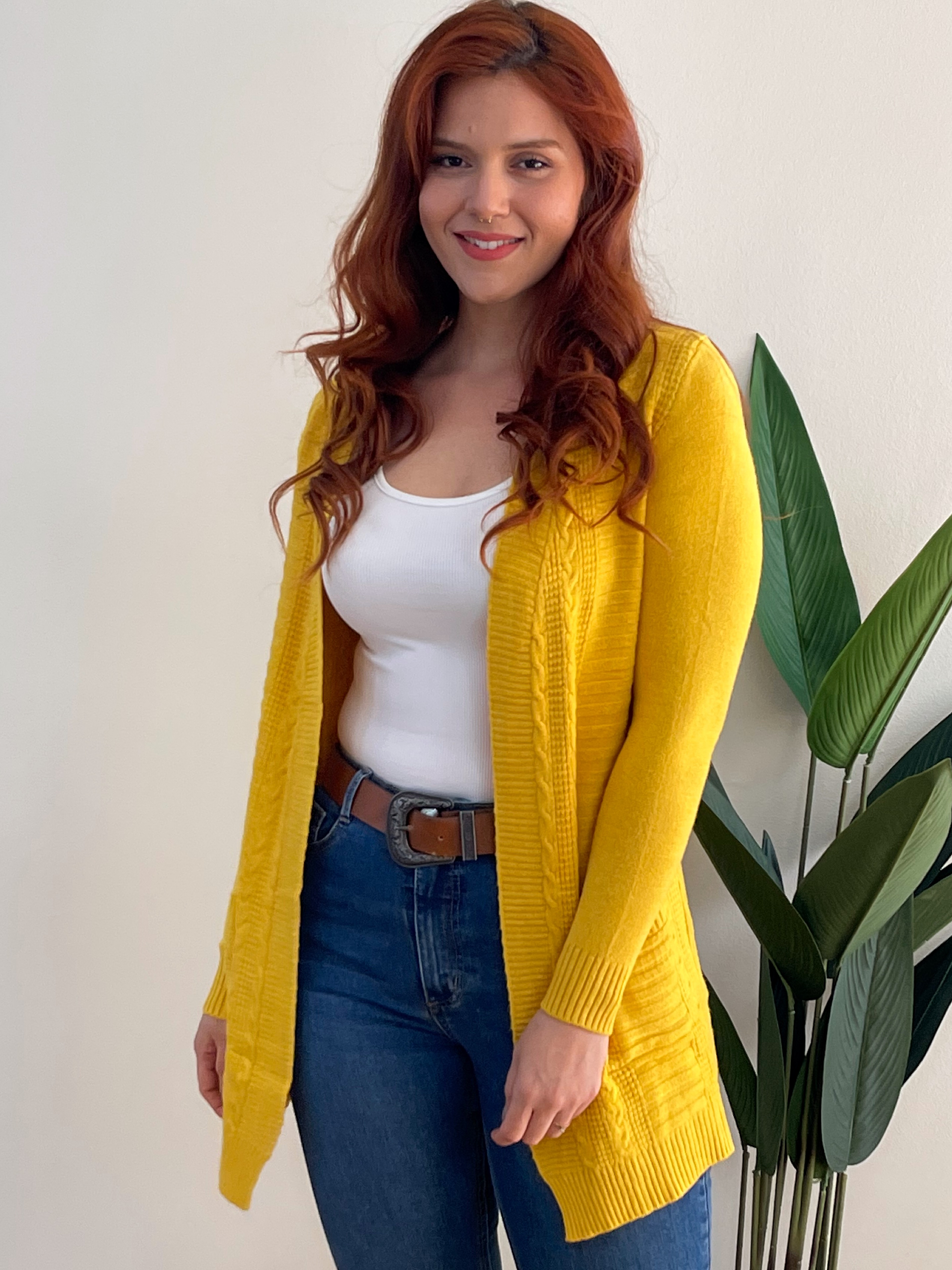 Tapado Cárdigan Lina colores spandex 14