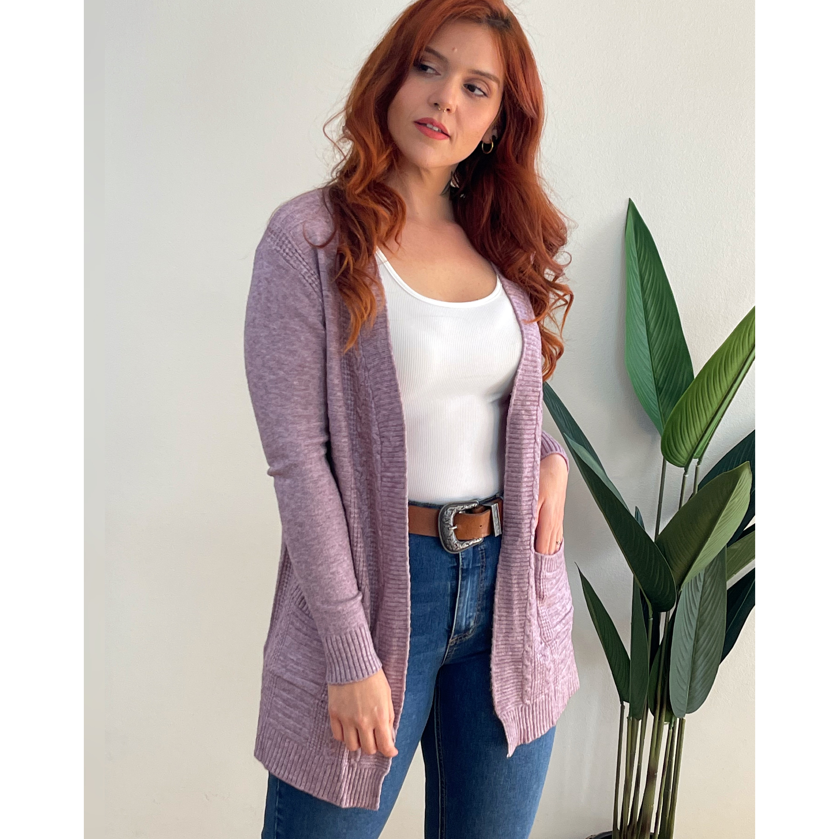 Tapado Cárdigan Lina colores spandex 17