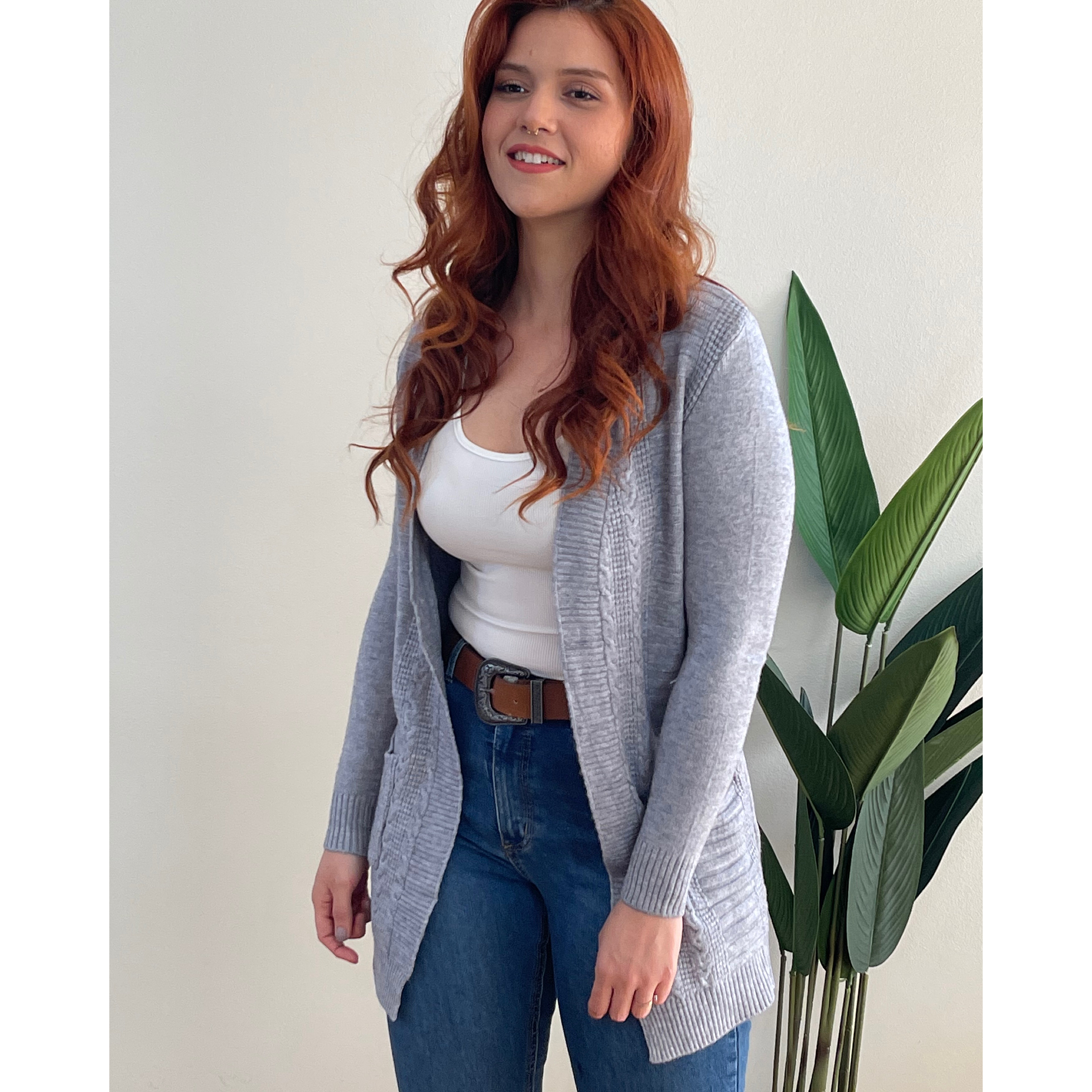 Tapado Cárdigan Lina colores spandex 20