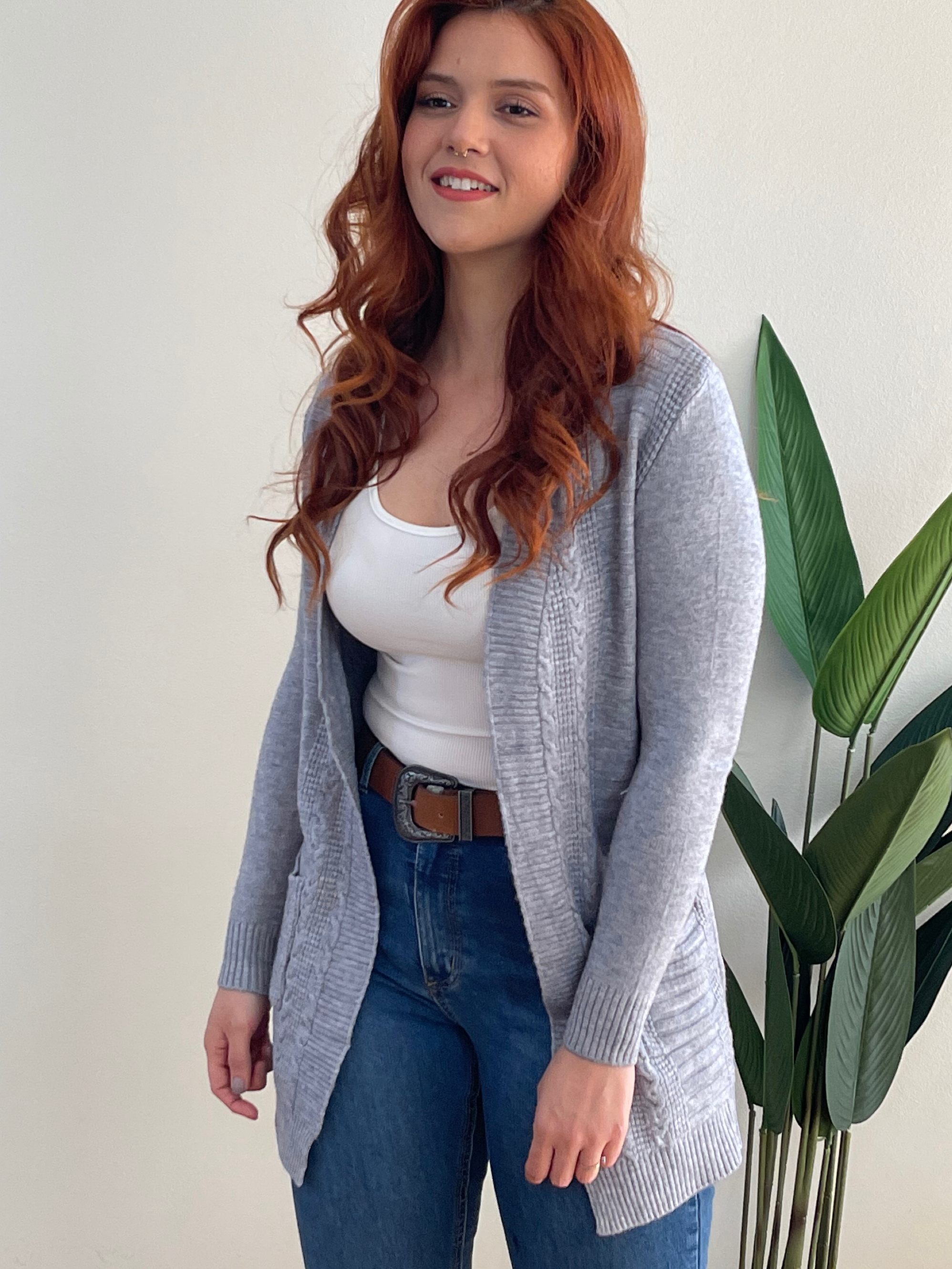 Tapado Cárdigan Lina colores spandex 20