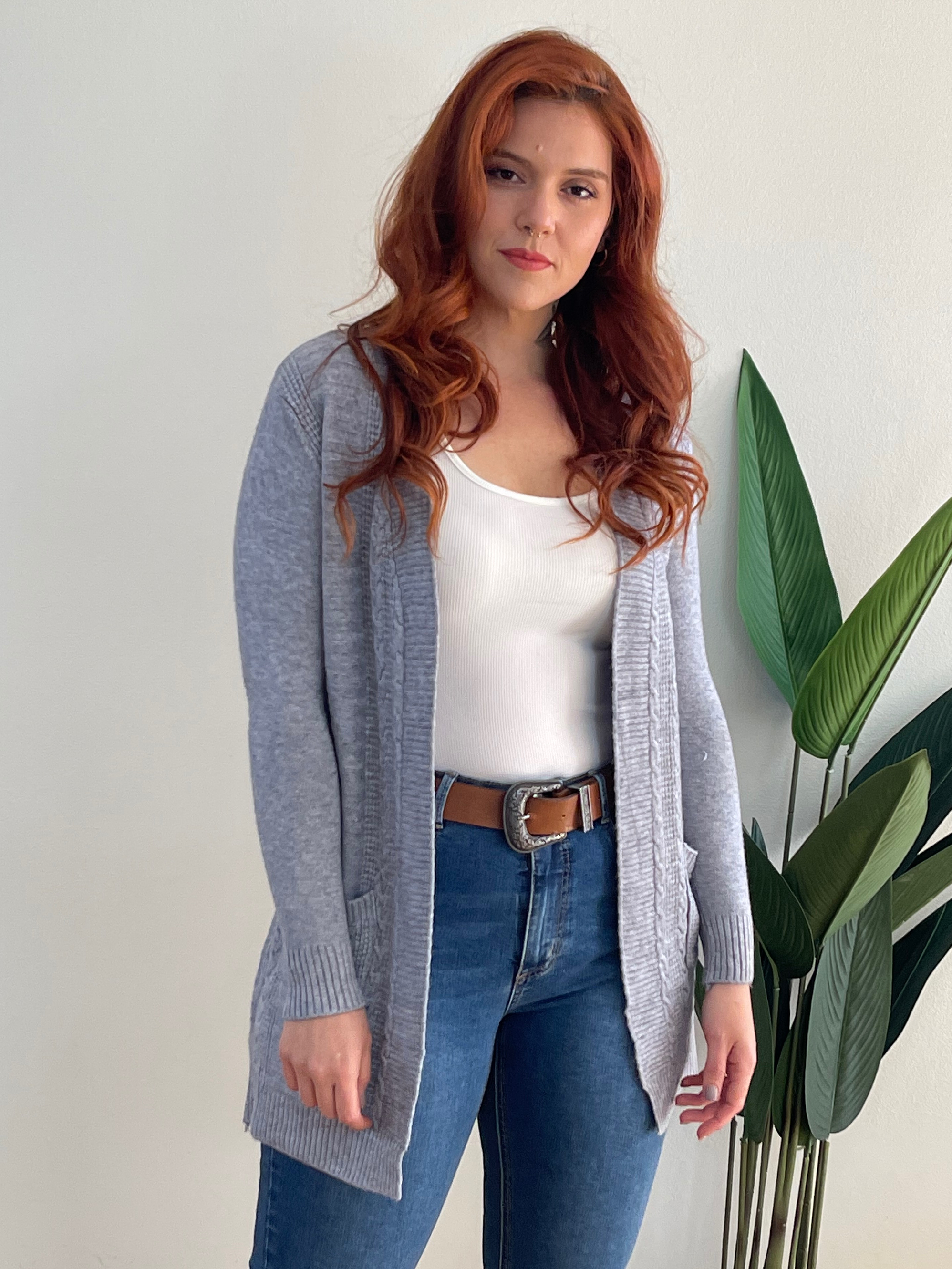 Tapado Cárdigan Lina colores spandex 21