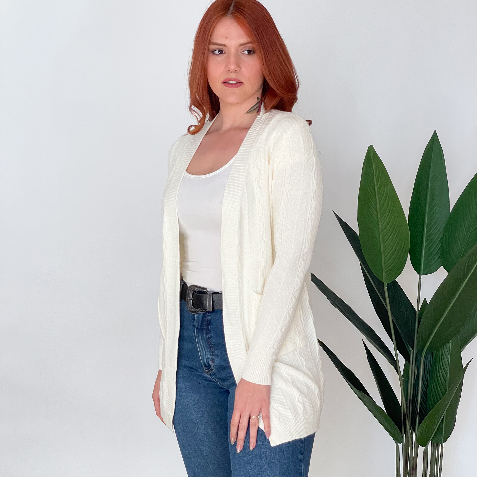 Cárdigan spandex mujer texturas diseño Ada 5