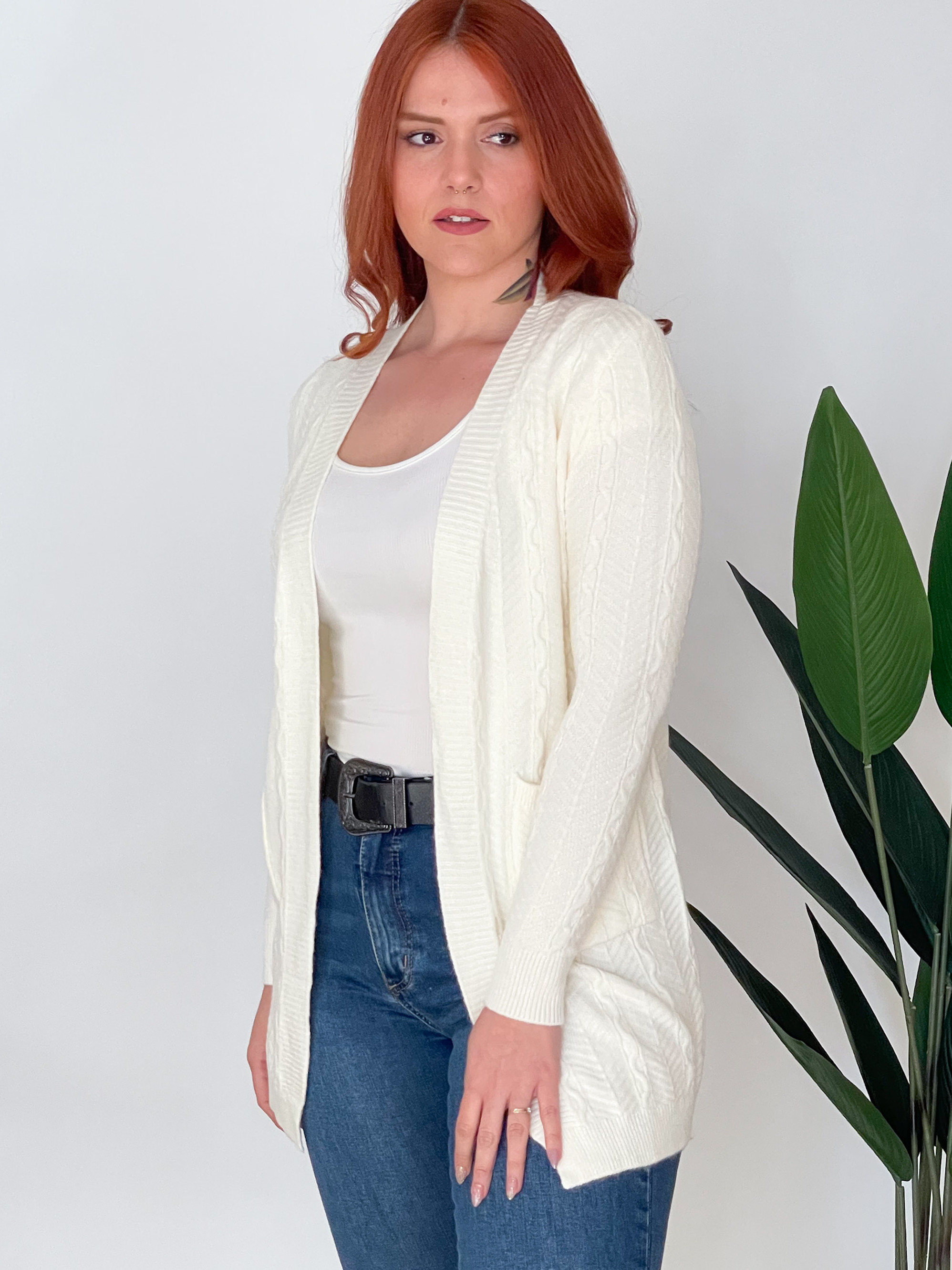 Cárdigan spandex mujer texturas diseño Ada 5