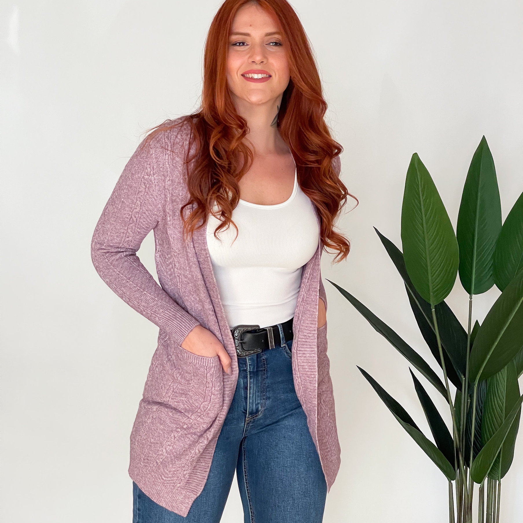 Cárdigan spandex mujer texturas diseño Ada 12