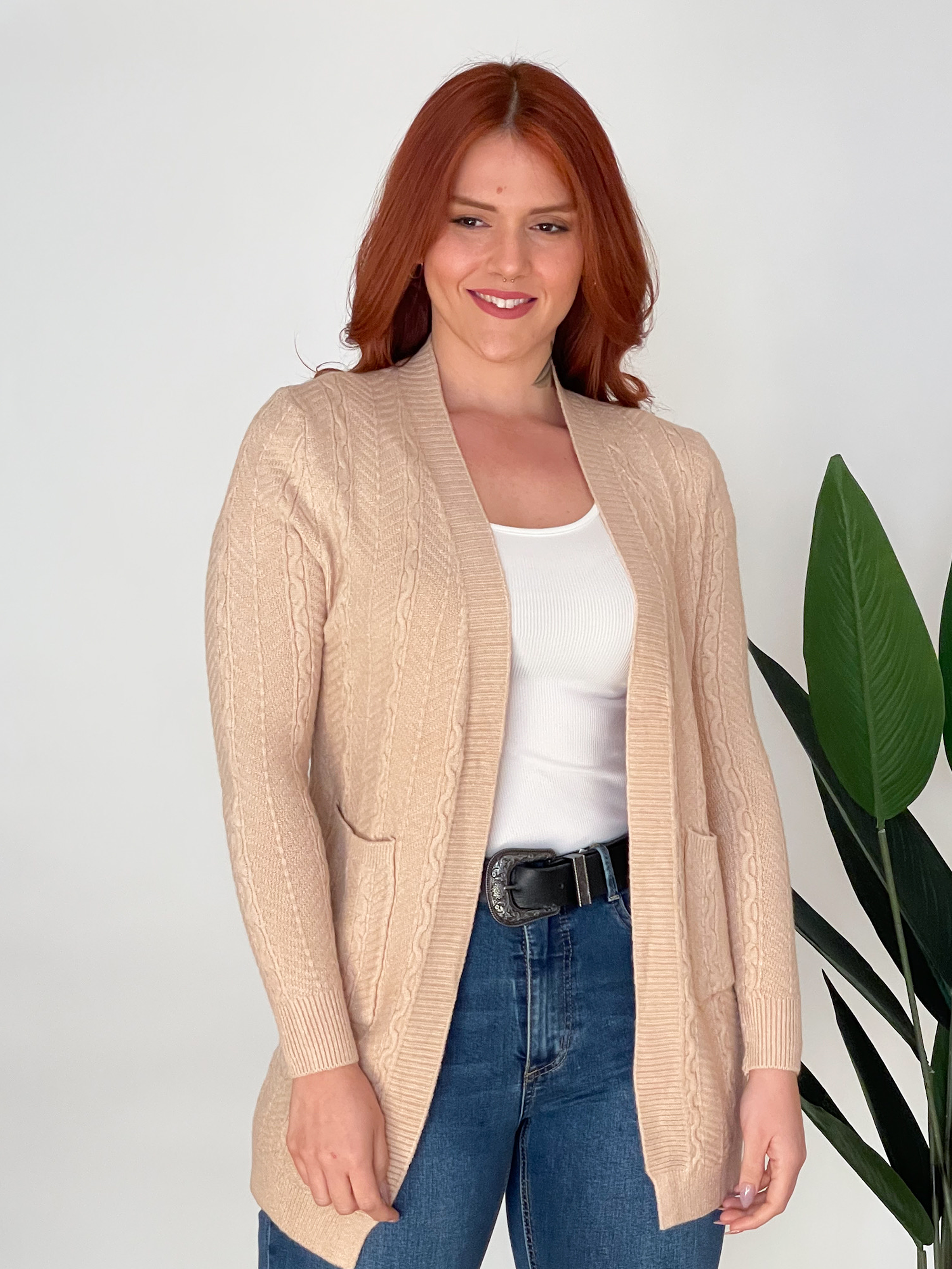 Cárdigan spandex mujer texturas diseño Ada 13