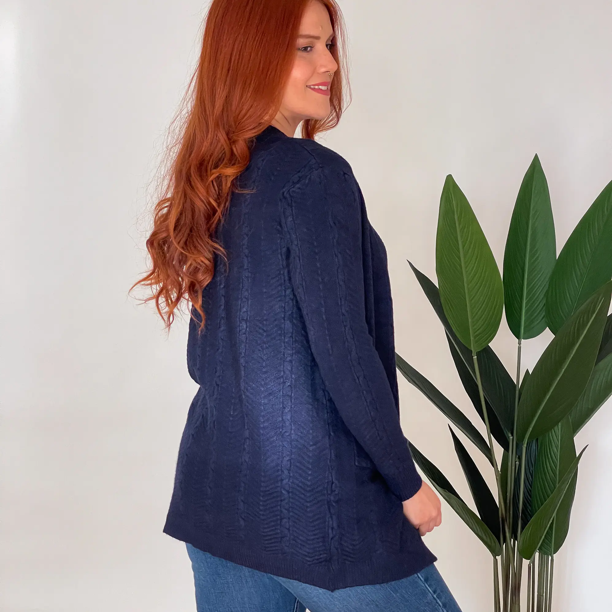 Cárdigan spandex mujer texturas diseño Ada 16