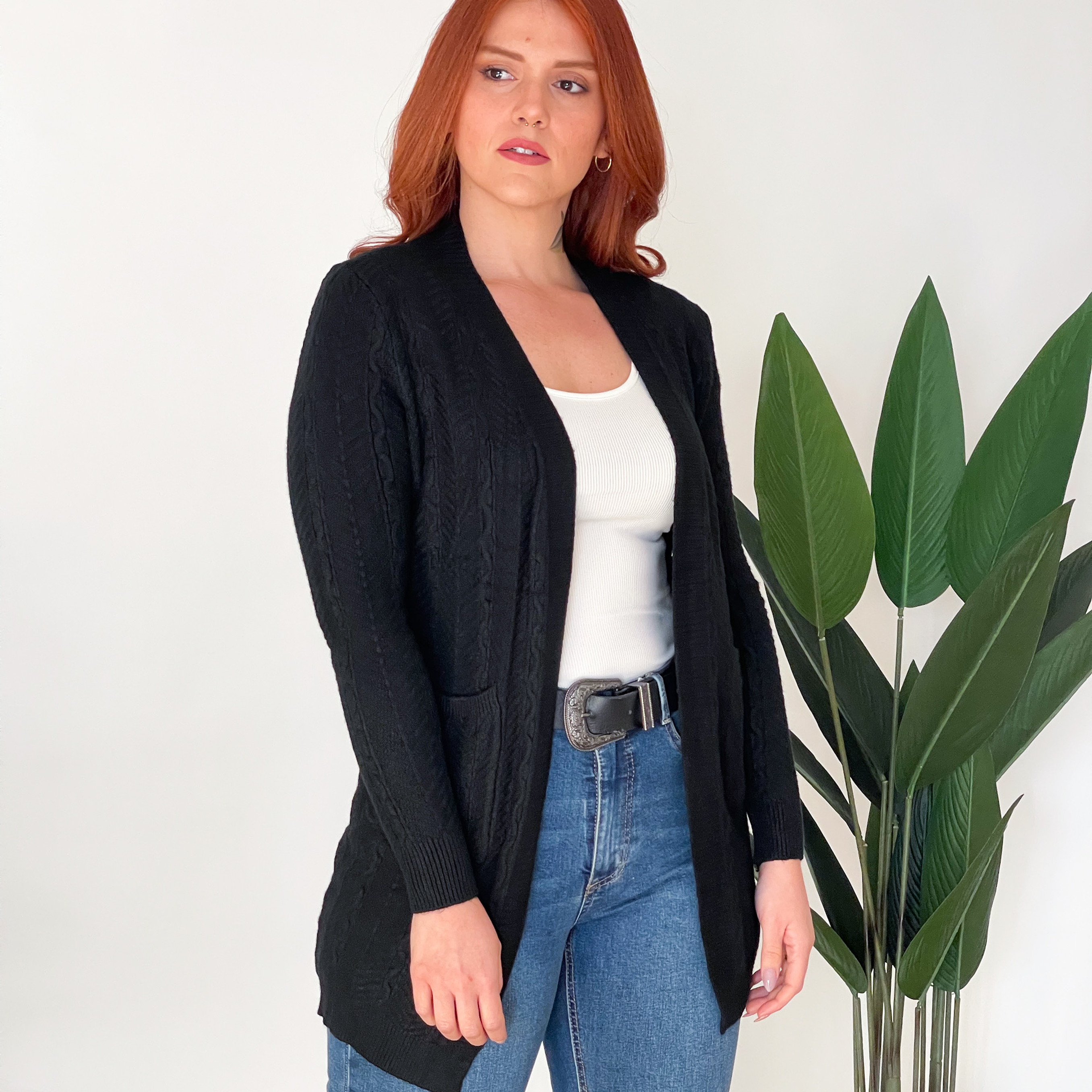 Cárdigan spandex mujer texturas diseño Ada 19