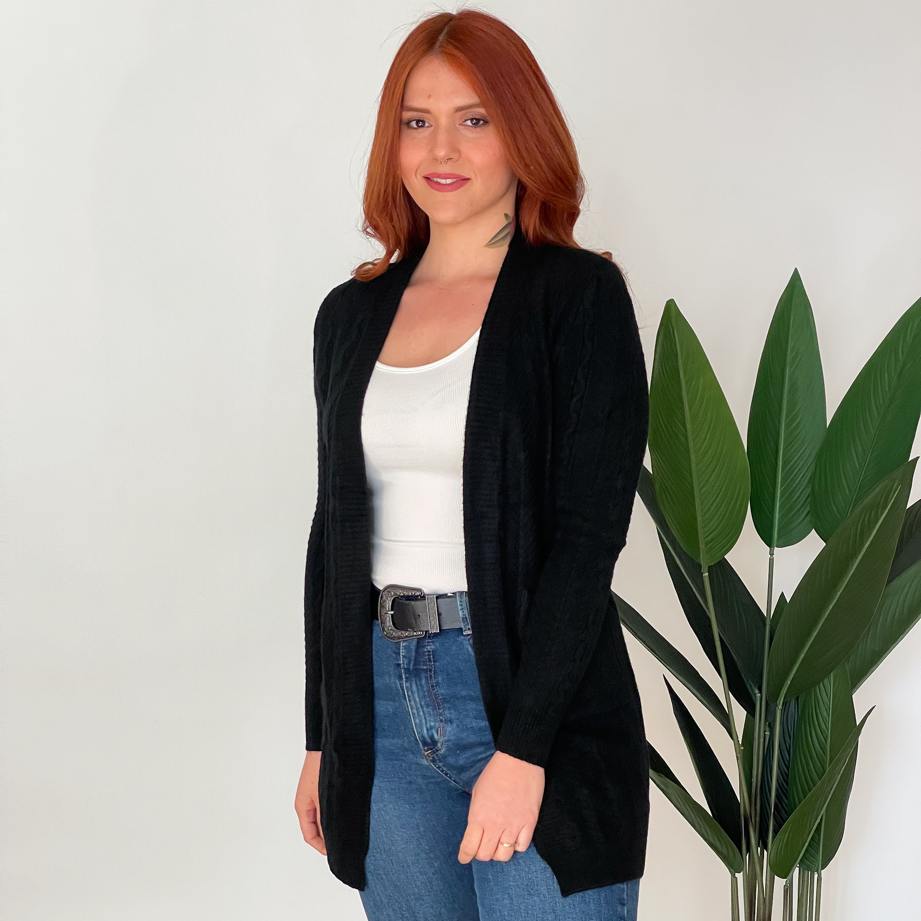 Cárdigan spandex mujer texturas diseño Ada 21