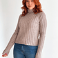 Sweater cuello alto mujer diseño terra - Miniatura 2