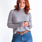 Sweater cuello alto mujer diseño terra - Miniatura 3