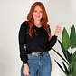 Sweater básico colores mujer diseño Eva  - Miniatura 1