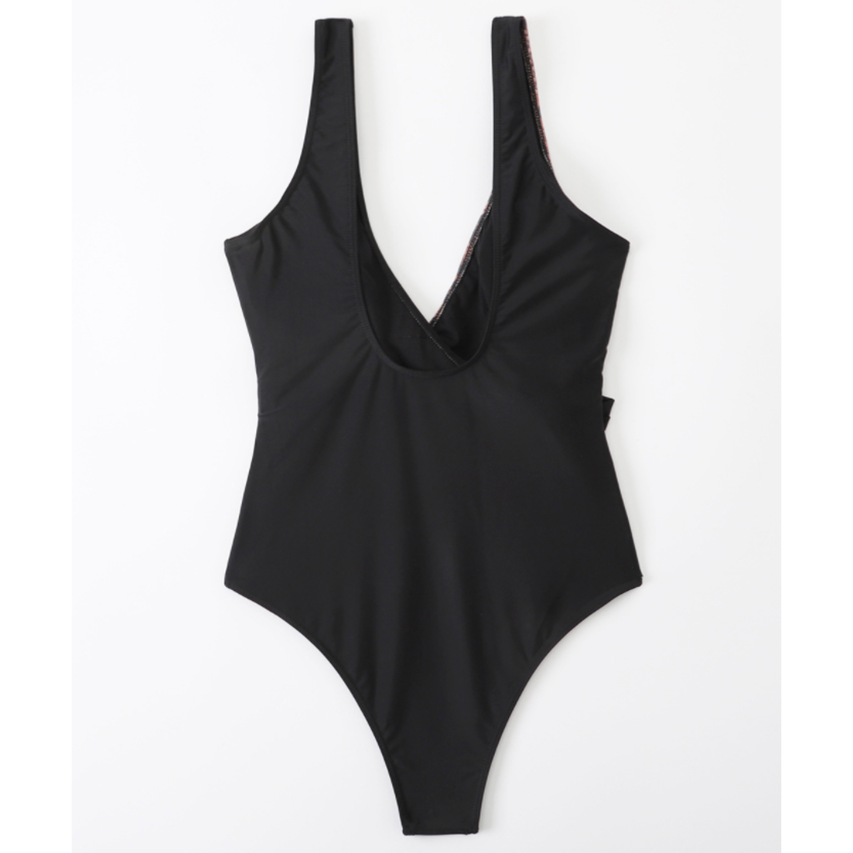 Traje de baño cruzado Snake negro 4