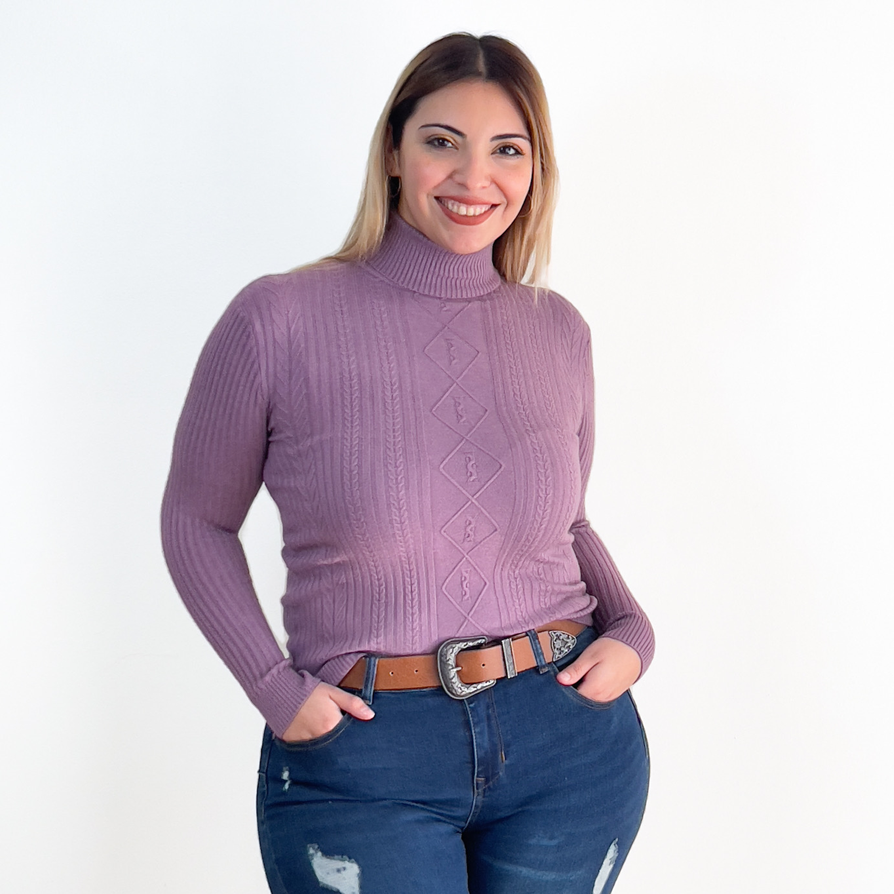 Beatle mujer Trenzas Rombos colores 1