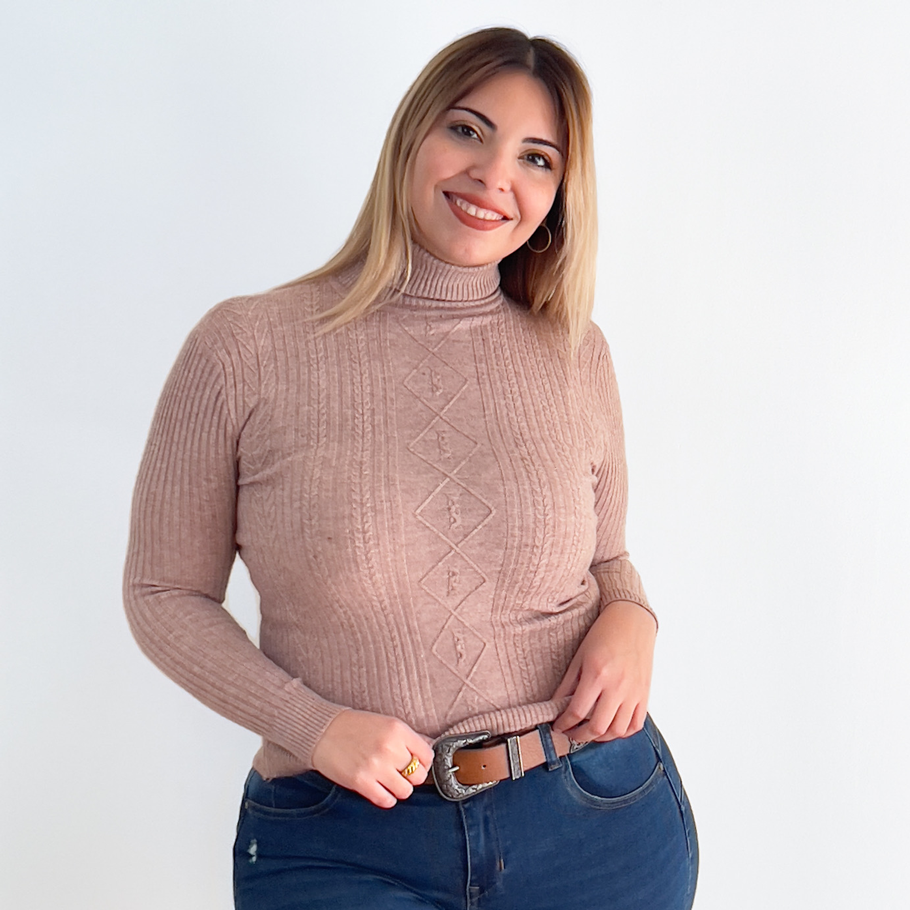 Beatle mujer Trenzas Rombos colores 7